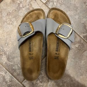 Grey Big Buckle Birkenstocks (Madrid)